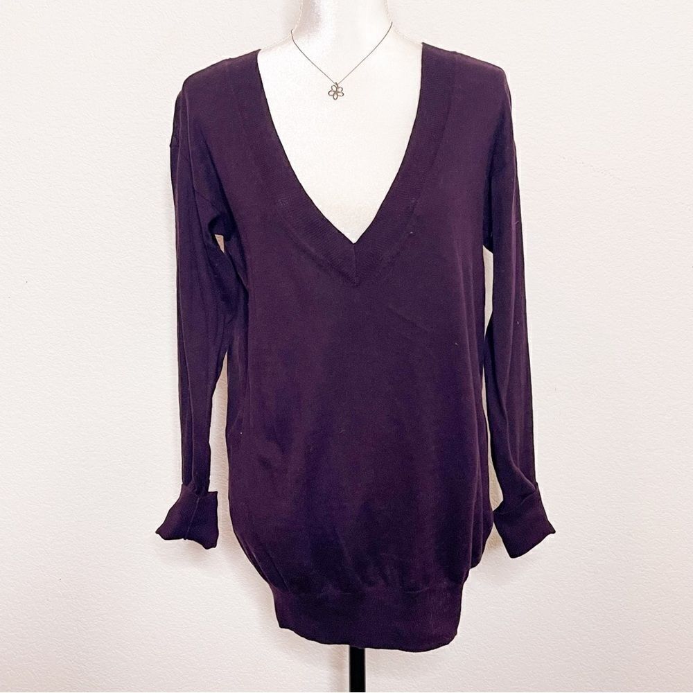 🍋 GAP • Women’s Deep V-Neck crazy Soft Cashmere Blend Sweater - Size M